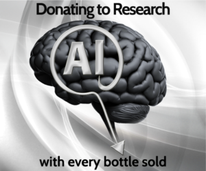 Donating to Research with every bottle sold