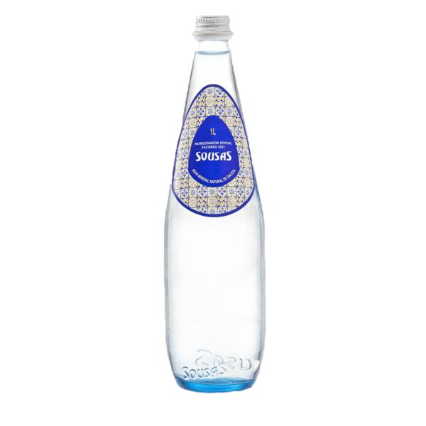 Sousas Bottled Water 1L Still in Glass Bottle