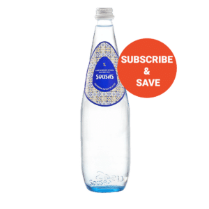 Sousas Bottled Water 1L Still in Glass Bottle
